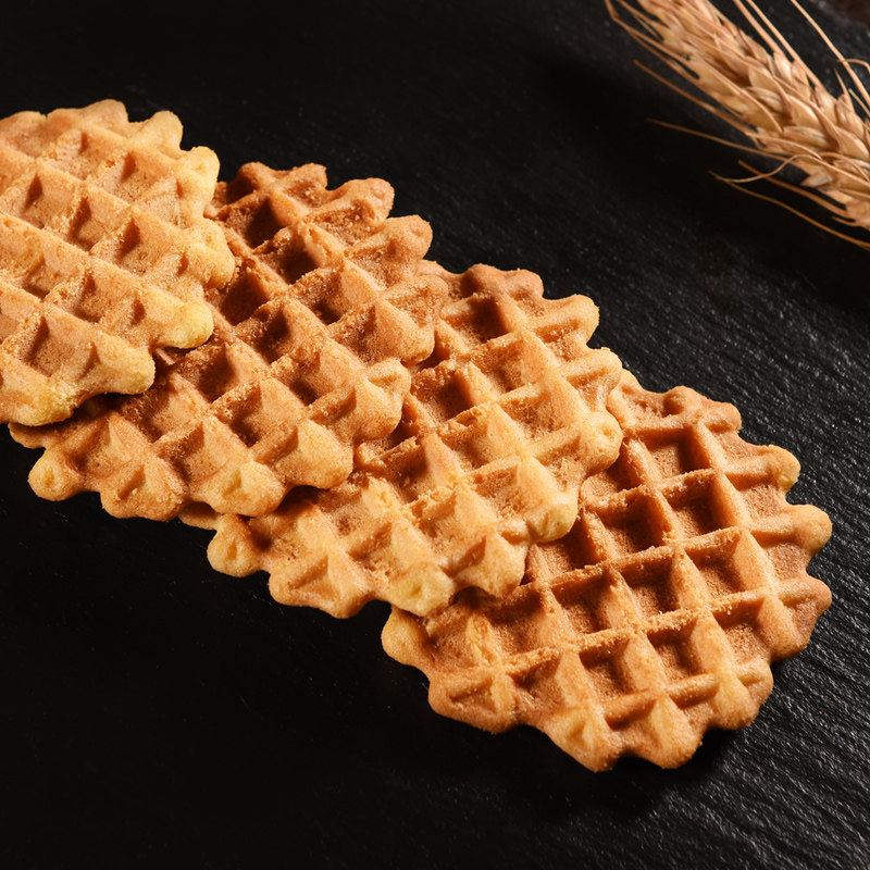 苦荞蛋黄煎饼无糖精食品糖尿人专用酥饼粗粮饼全麦中老年零食饼干