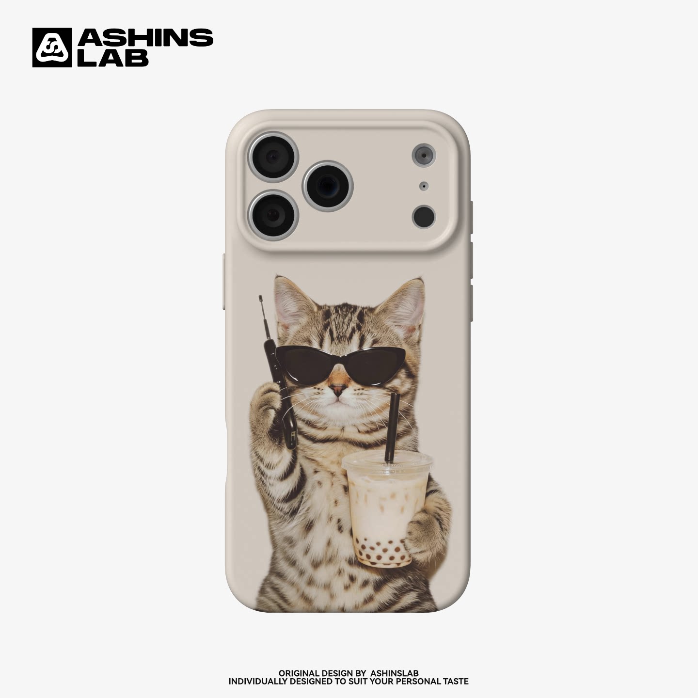 奶茶狸花猫 适用iPhone17promax苹果16pro情侣手机保护壳磁吸18pro新款软壳可爱搞怪华为Pura70P小米15趣味