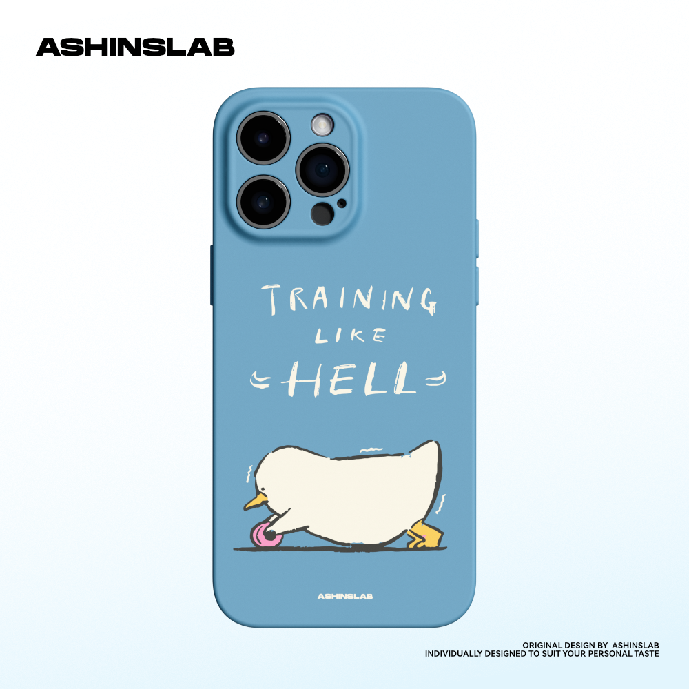 ASHINSLAB我爱锻炼 苹果15手机壳新款小米全包软壳适用13promax小众iPhone12搞怪趣味插画14plus趣味可爱搞怪