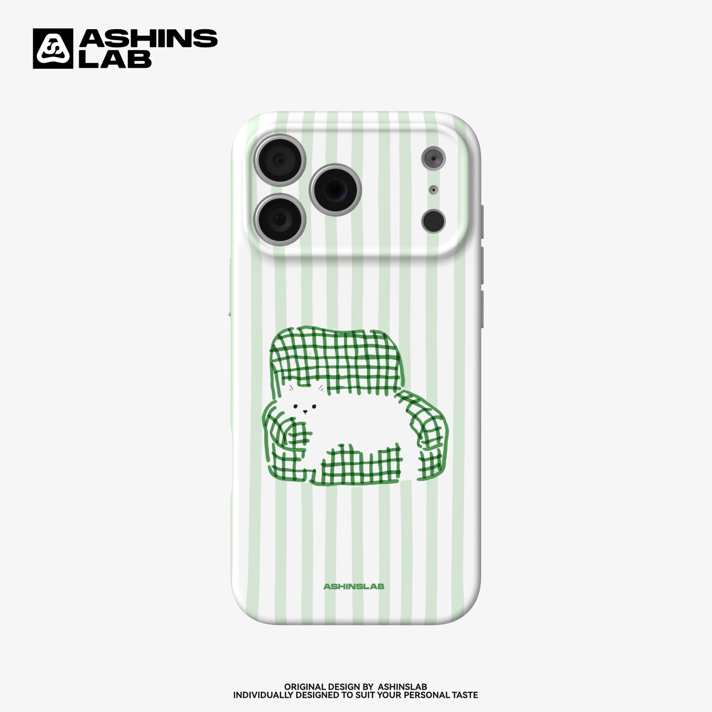 隐藏猫 适用iPhone18ProMax手机壳条纹苹果17磁吸磨砂15全包银边精孔软壳华为Mate60p精孔Pura80小米14原创12