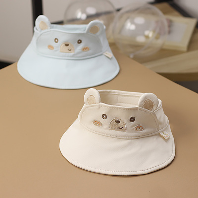 儿童帽子空顶帽男女童遮阳帽夏季防紫外线5防晒2-6岁宝宝3太阳帽4