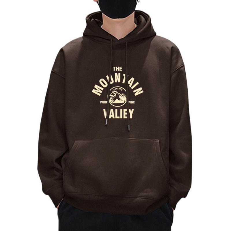 克冬季余文乐潮牌男装卫衣春秋连帽外套简约上衣加厚加绒帽衫