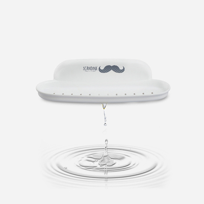 韩国进口SCANDINA卫生间吸盘式肥皂盒沥水香皂盒淋浴房置物盒