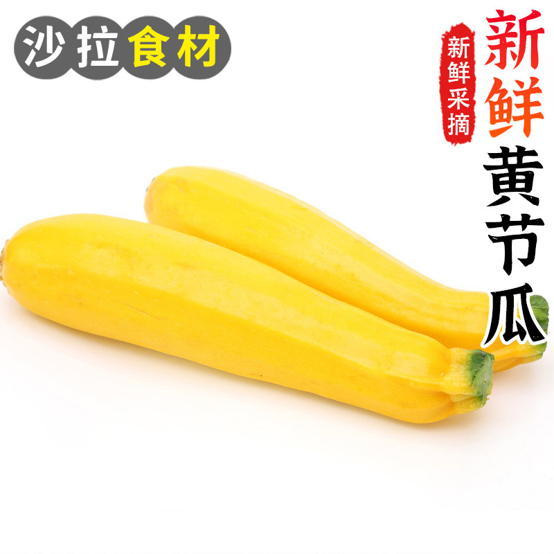 新鲜黄节瓜意大利黄瓜黄皮瓜香蕉西葫芦西餐食材沙拉食用蔬菜茄瓜