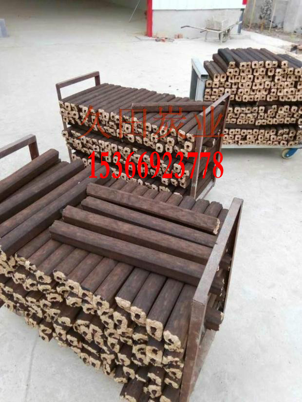 木柴取暖燃木壁炉柴火空心户外