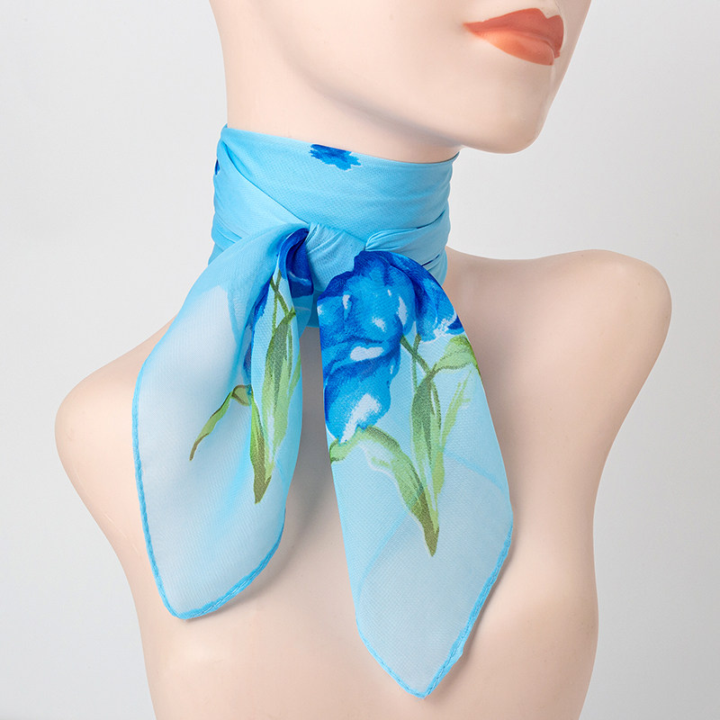 春秋新款韩版百搭雪纺女士印花方巾夏天包头巾轻薄透气妈妈小领巾,服饰配件/皮带/帽子/围巾,围巾/丝巾/披肩,淘宝优惠券,粉丝福利购,淘宝优惠卷