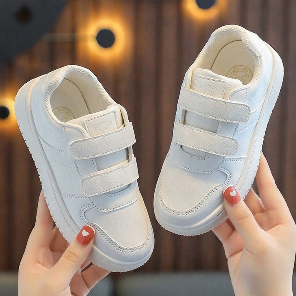 学校活动网面小白鞋夏季儿童网面