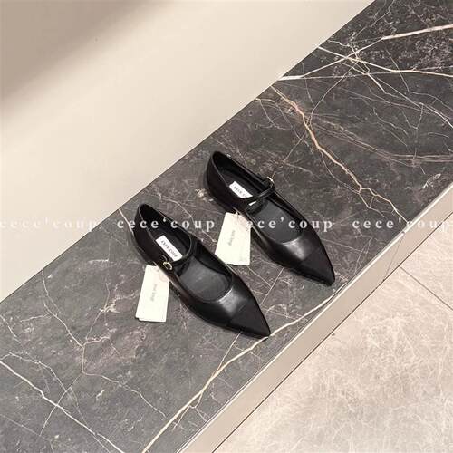 BVKV/3.28/新品 26FW 尖头一字扣玛丽珍单鞋