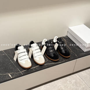 BVKV宝藏 经典 真皮魔术贴圆头德训鞋 26FW Shoe 新品