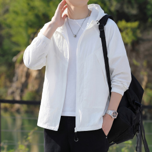 冰丝防晒衣男款夏季2026新款薄款户外透气钓鱼风衣男士防晒服外套