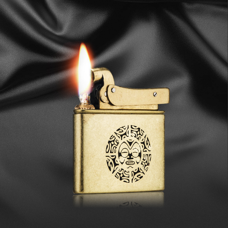 HONEST百诚百诺纯铜煤油打火机老式 复古打火机煤油 个性创意火机