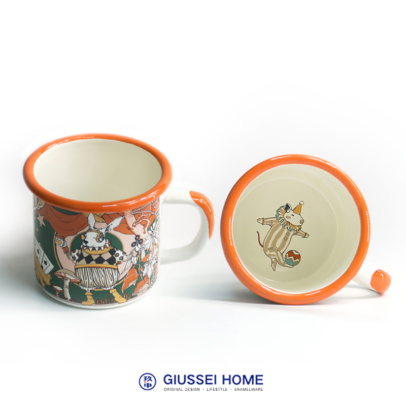 玖申isola寻找梦幻岛8cm搪瓷水杯