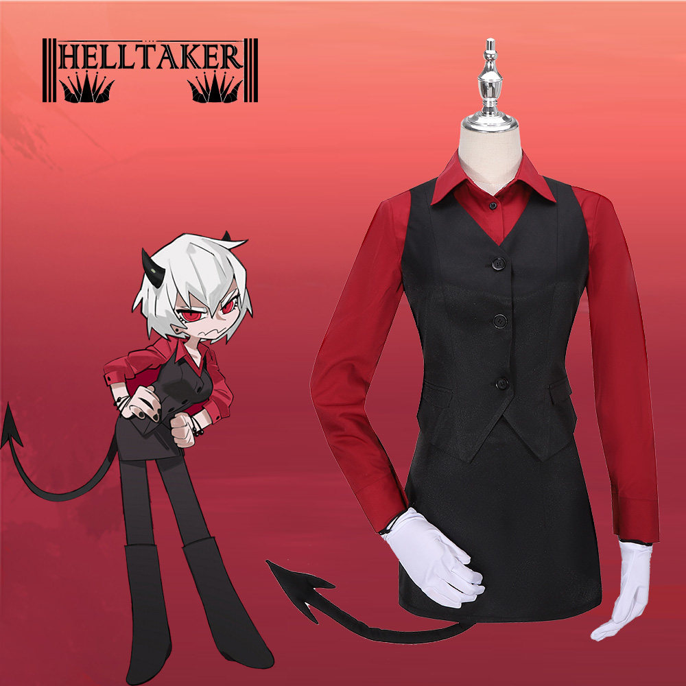 炫漫 定做 地狱把妹王 helltaker 酸魔玛丽娜制服cosplay女装套装