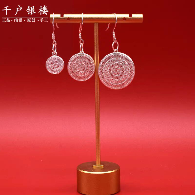 新款银饰品999纯银民族风