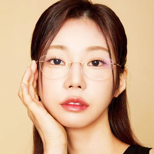 奥地利诗乐无框纯钛无螺丝男女同款眼镜框超轻时尚弹腿眼镜架5599