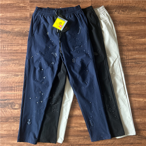 修身小直口运动裤拉链口袋夏薄款