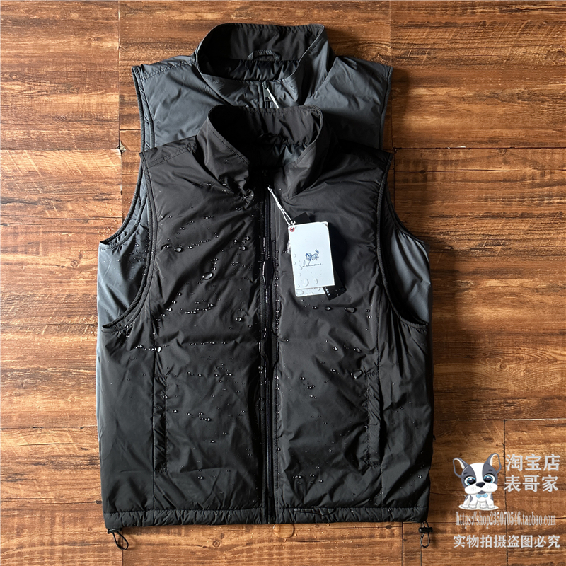 防风防泼水户外羽绒马甲立领背心