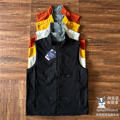 防风防泼水户外马甲抓绒衣背心