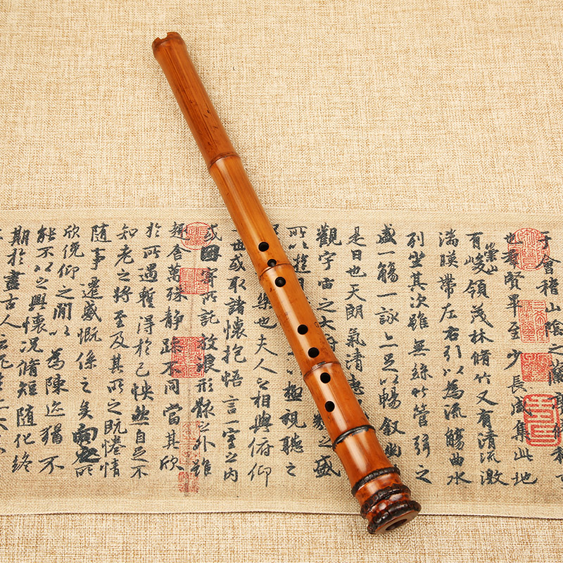 楚吟台湾桂竹大漆南箫专业演奏