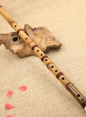 高档紫竹笛子专业演奏成人学生零基础古风精品横笛整支民族乐器