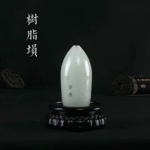 楚吟 西安指法玉埙笔筒埙双腔乐器初学者勋 树脂埙十孔高3咪七星