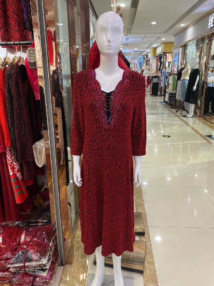秋季新款婚宴妈妈礼服连衣裙高贵连衣裙