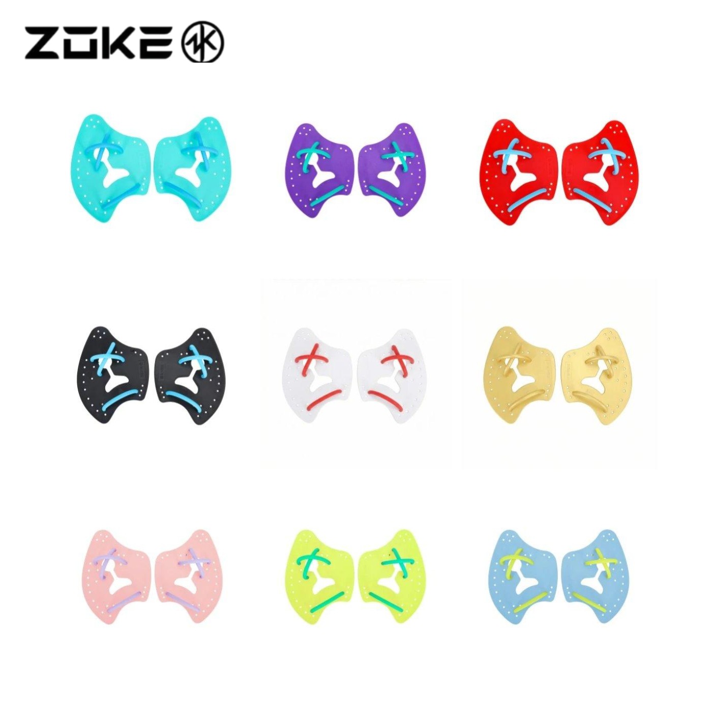 Zoke洲克游泳手蹼划水训练