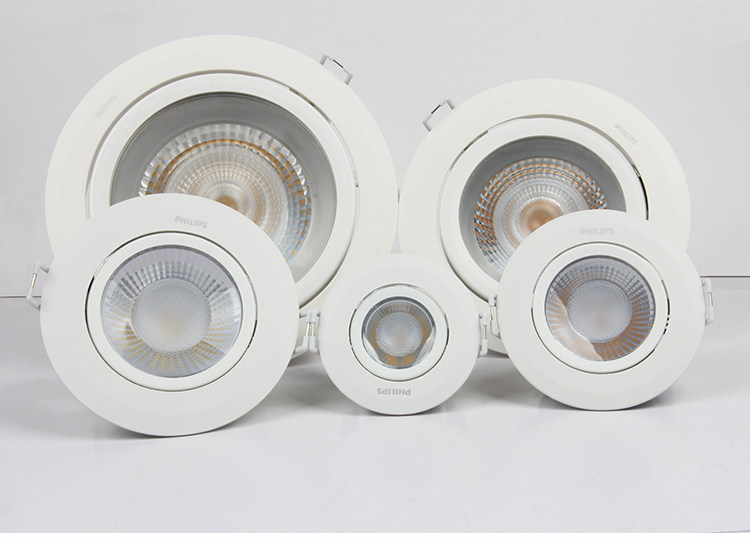 飞利浦RS100射灯led天花灯家用客厅背景墙玄关吊顶嵌入式可调角度