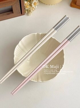 新款耐高温可消毒合金筷子