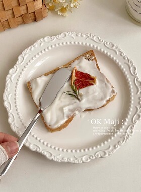 奶油牛油黄油抹刀奶酪304不锈钢果酱涂抹刀贝果吐司面包抹酱刀