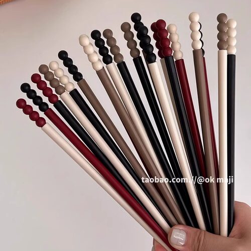 okmaji韩国高颜值家用情侣筷