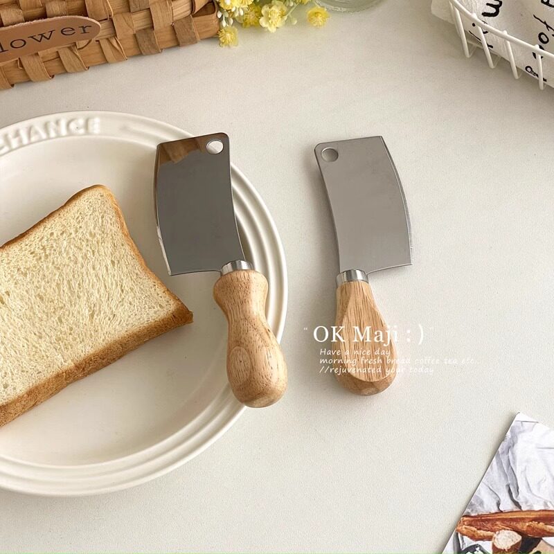 韩式迷你家用木柄小菜刀
