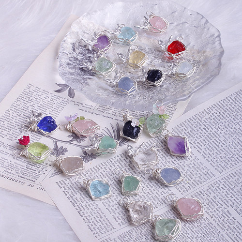 macramea小众原石吊坠