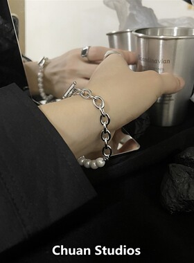 chuan21年新款潮牌ins珍珠手链