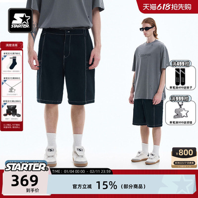 STARTER2025夏季新款情侣短裤