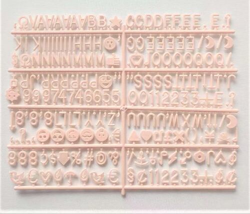 跨境原版手工毛毡字母留言板felt letterboard配套用字母木架剪刀