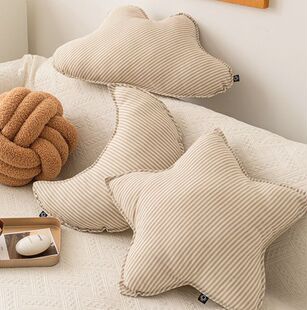 ins北欧抱枕棉麻带枕芯客厅沙发靠垫儿童创意样板房飘窗装饰靠枕