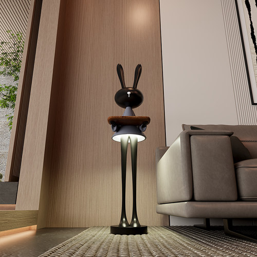 2025新款奶油风法式装饰客厅沙发卧室床头立式网红落地摆件氛围灯