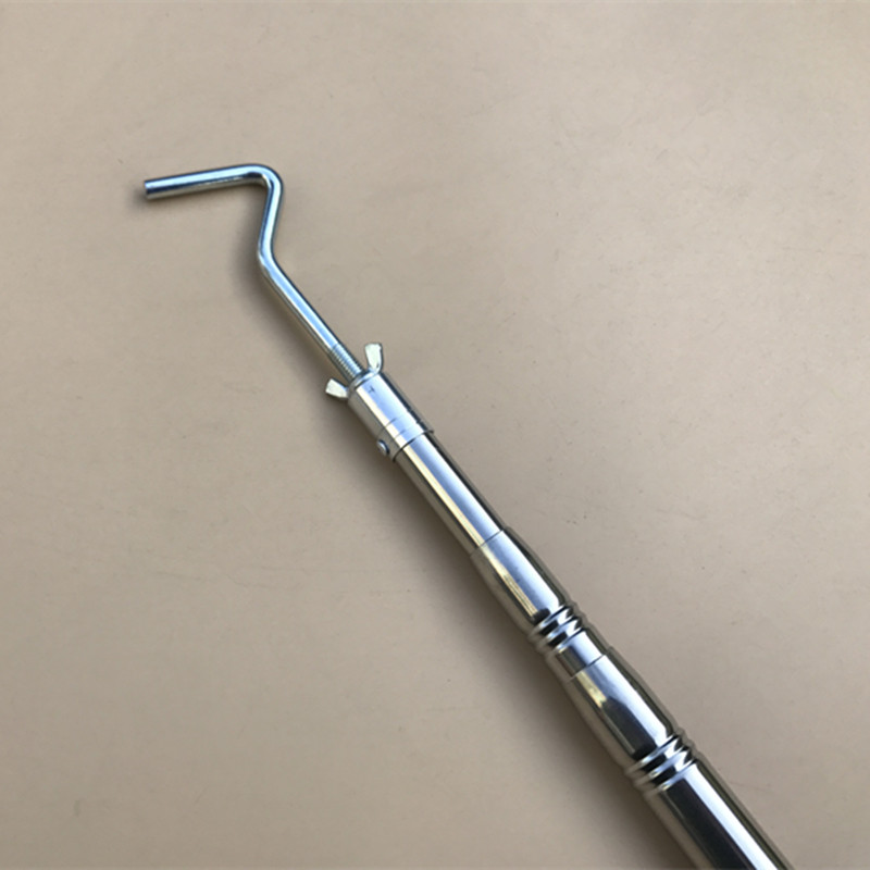 鱼网无尖镀锌铁不锈钢伸缩杆