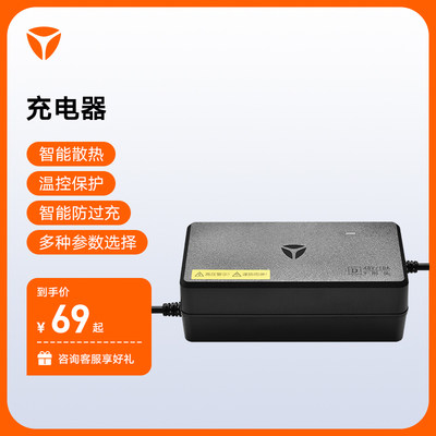 雅迪电动车原装充电器48V60V72V