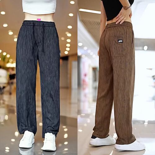 冰丝休闲裤男夏季薄款宽松垂感