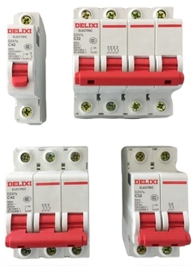 德力西 断路器DZ47S 1P 2P 3P 4P 6A10A16A20A25A32A40A50A63A