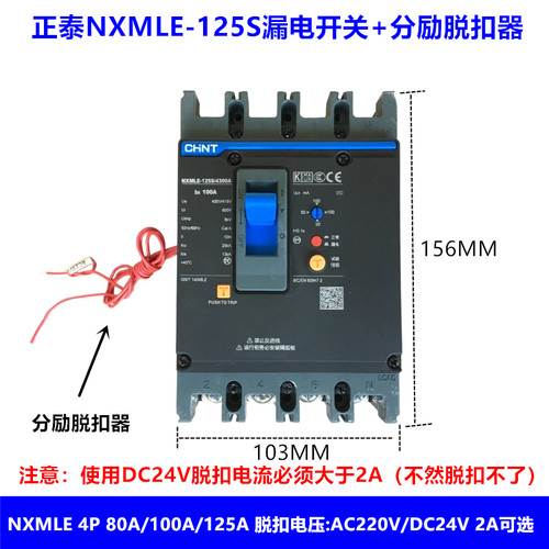 NXMLE-125S/4310正泰脱扣器