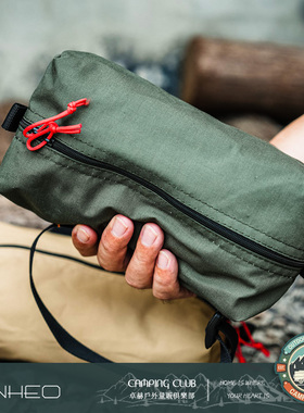 户外多功能收纳便携整理包骑行包TC棉材质洗漱包纸抽包