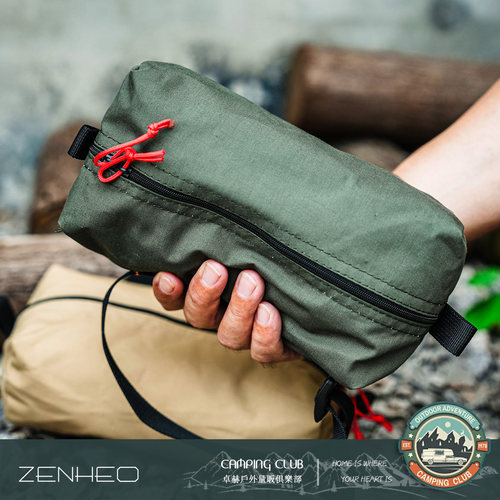 户外多功能收纳便携整理包骑行包TC棉材质洗漱包纸抽包