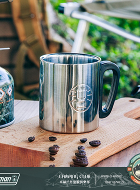 Coleman科勒曼咖啡杯不锈钢户外茶杯啤酒杯马克杯防烫便携水杯
