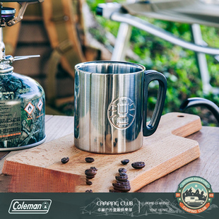 Coleman科勒曼咖啡杯不锈钢户外茶杯啤酒杯马克杯防烫便携水杯