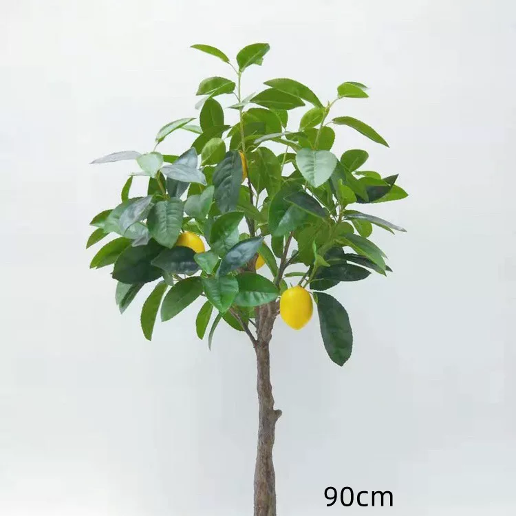 花饰界仿真柠檬树盆栽带果橘子树绿植北欧ins家居摄影拍摄装饰落