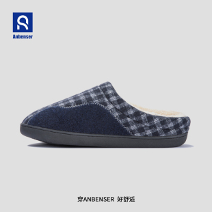室内保暖防滑软底情侣高端男女鞋 ABR冬季 居家棉拖鞋 欧美大码 新款