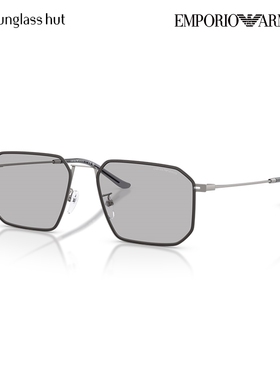 EMPORIO ARMANI时尚休闲百搭太阳镜男墨镜不规则眼镜0EA2165D